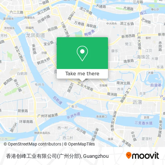 香港创峰工业有限公司(广州分部) map