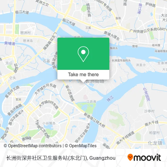长洲街深井社区卫生服务站(东北门) map