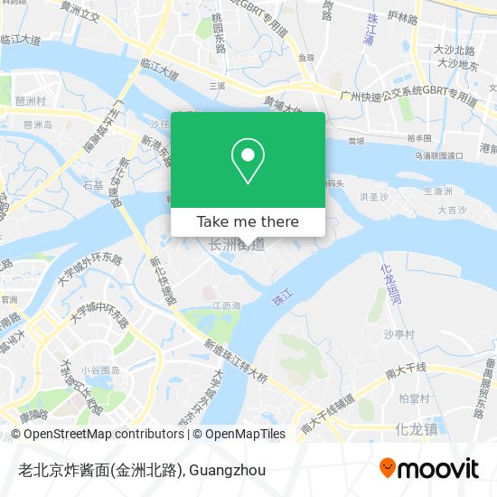 老北京炸酱面(金洲北路) map