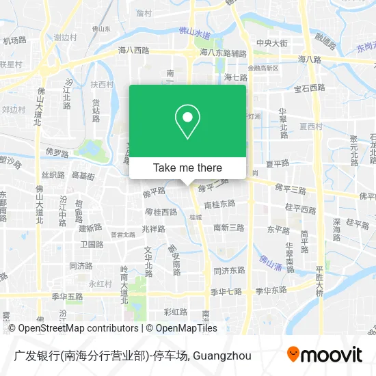 广发银行(南海分行营业部)-停车场 map