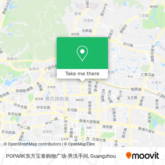 POPARK东方宝泰购物广场-男洗手间 map