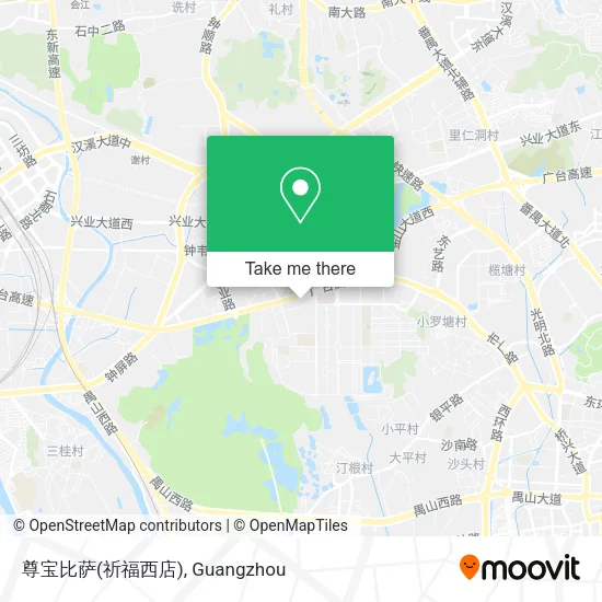 尊宝比萨(祈福西店) map