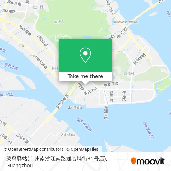 菜鸟驿站(广州南沙江南路通心埔街31号店) map