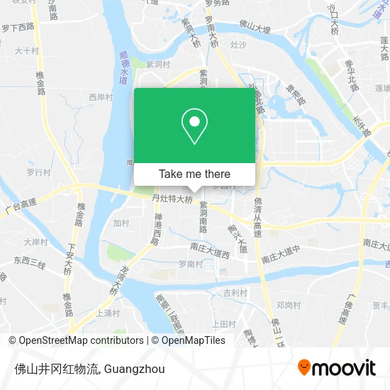 佛山井冈红物流 map