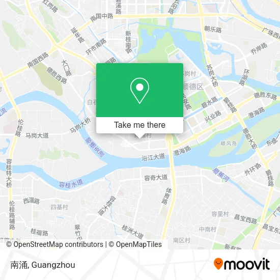 南涌 map