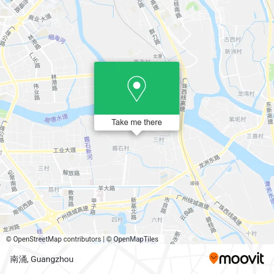 南涌 map