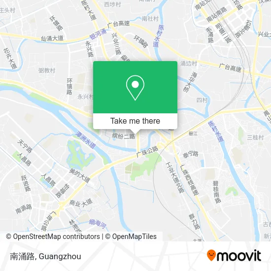 南涌路 map