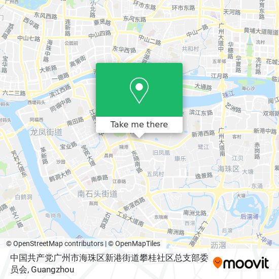 中国共产党广州市海珠区新港街道攀桂社区总支部委员会 map