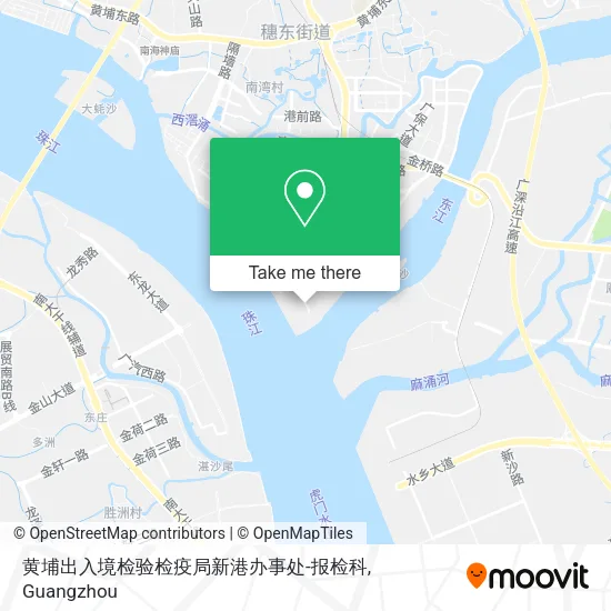 黄埔出入境检验检疫局新港办事处-报检科 map
