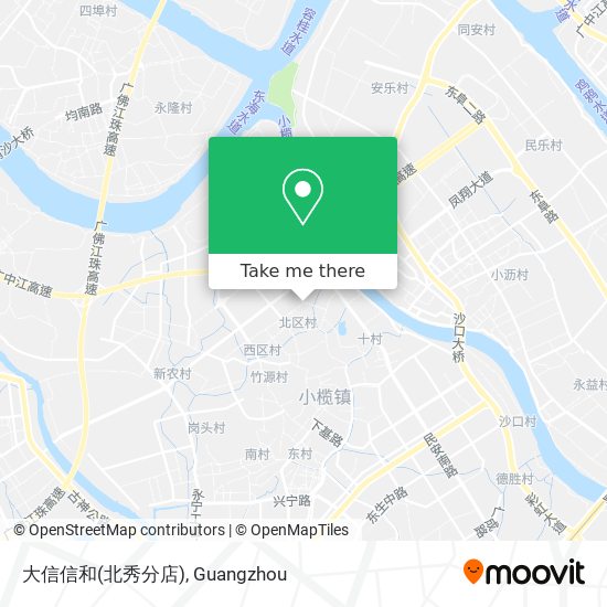大信信和(北秀分店) map