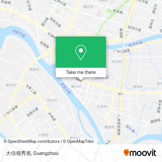 大信领秀居 map