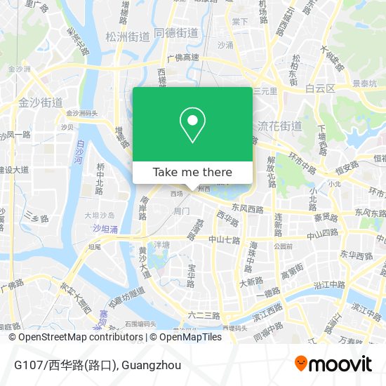 G107/西华路(路口) map