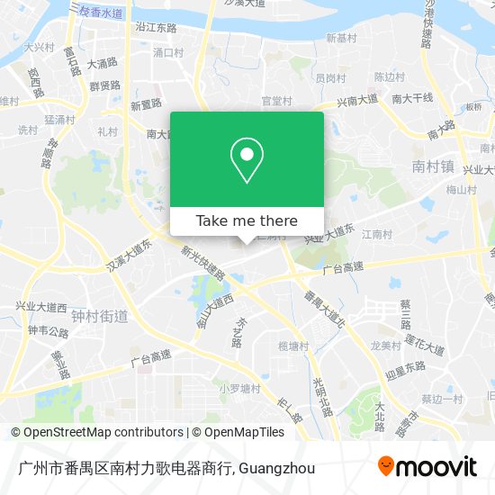 广州市番禺区南村力歌电器商行 map