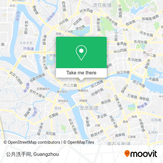 公共洗手间 map