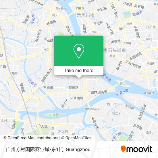 广州芳村国际商业城-东1门 map