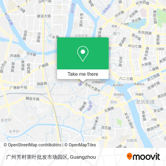 广州芳村茶叶批发市场园区 map