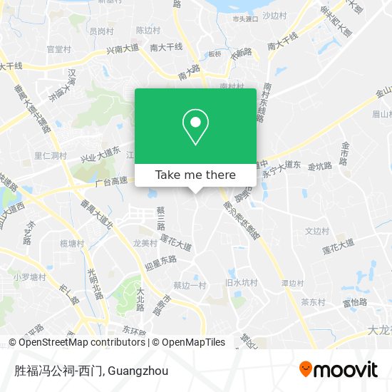 胜福冯公祠-西门 map