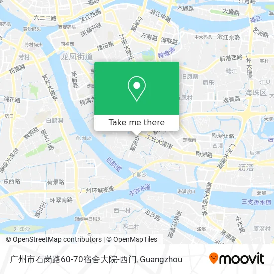 广州市石岗路60-70宿舍大院-西门 map