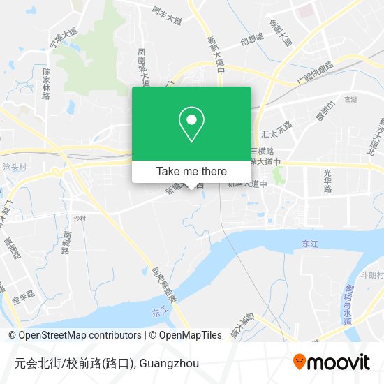 元会北街/校前路(路口) map