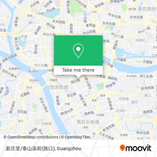 新庄里/泰山庙前(路口) map