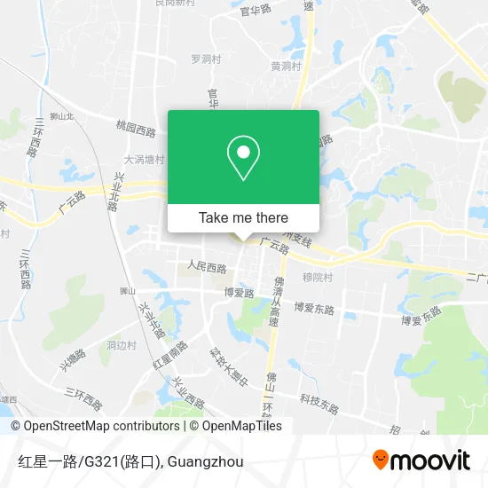 红星一路/G321(路口) map