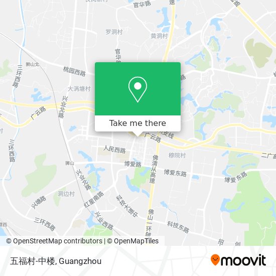 五福村-中楼 map