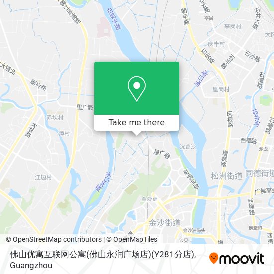 佛山优寓互联网公寓(佛山永润广场店)(Y281分店) map