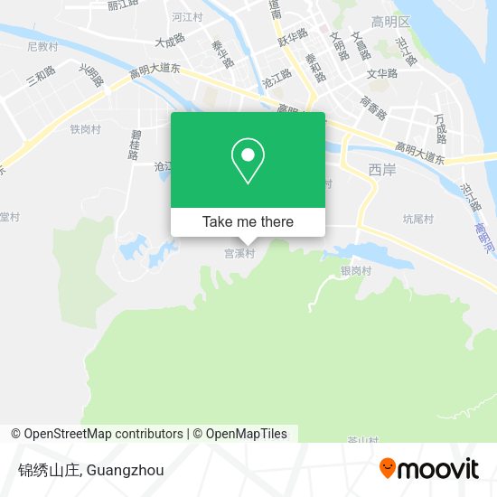 锦绣山庄 map