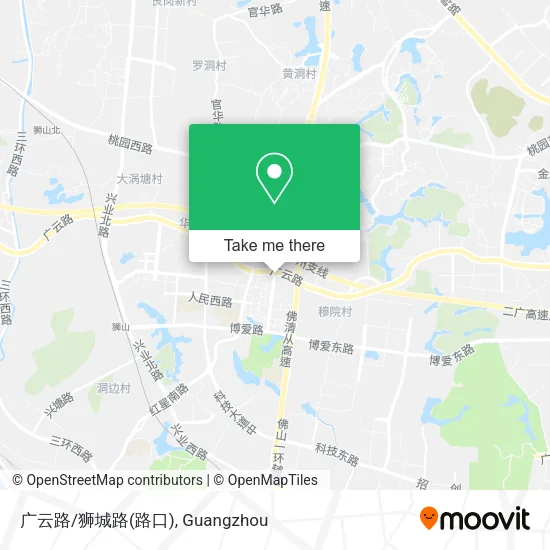 广云路/狮城路(路口) map