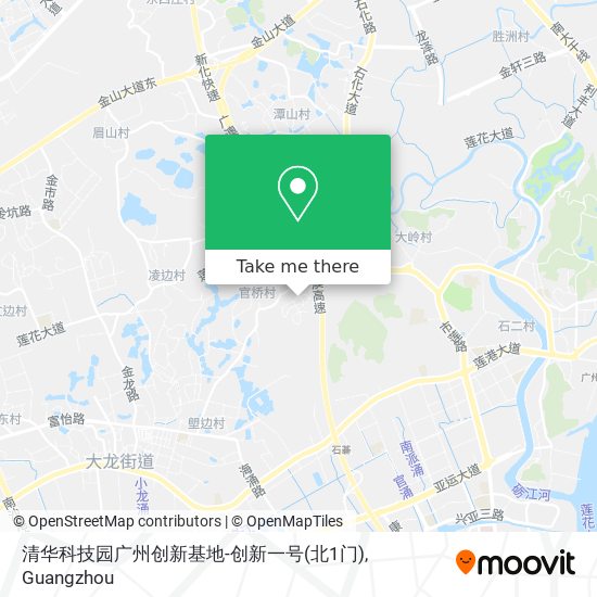 清华科技园广州创新基地-创新一号(北1门) map