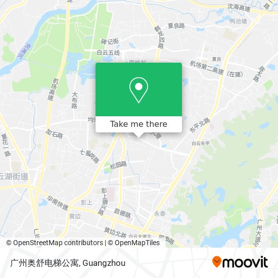 广州奥舒电梯公寓 map