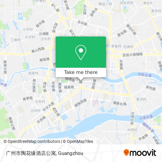 广州市陶花缘酒店公寓 map