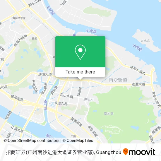 招商证券(广州南沙进港大道证券营业部) map