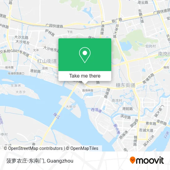 菠萝农庄-东南门 map