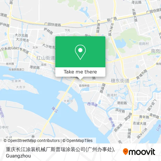 重庆长江涂装机械厂斯普瑞涂装公司(广州办事处) map