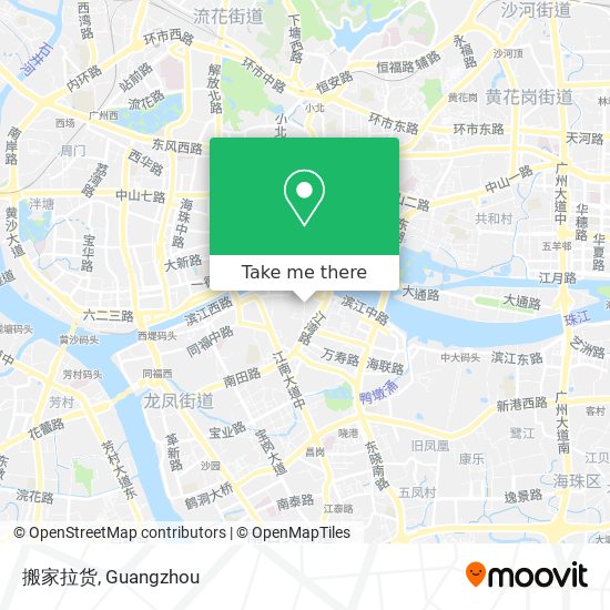 搬家拉货 map