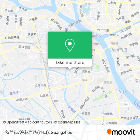 秋兰街/浣花西路(路口) map