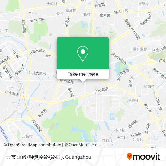 云市西路/钟灵南路(路口) map