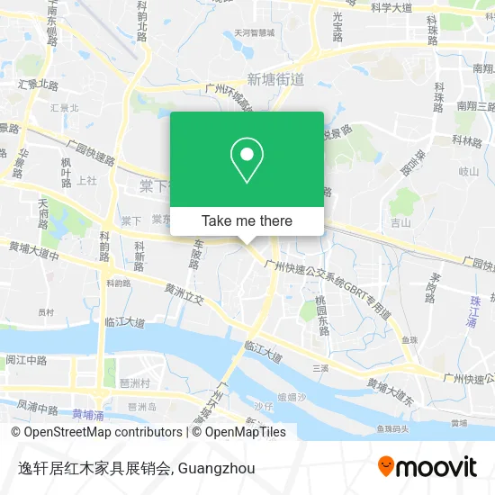 逸轩居红木家具展销会 map