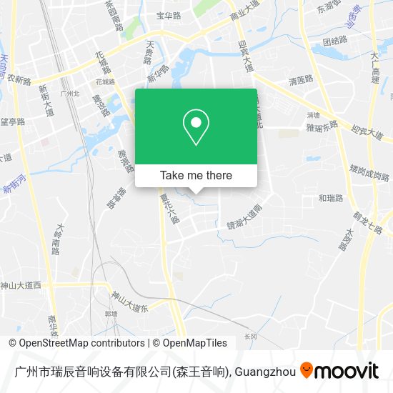 广州市瑞辰音响设备有限公司(森王音响) map