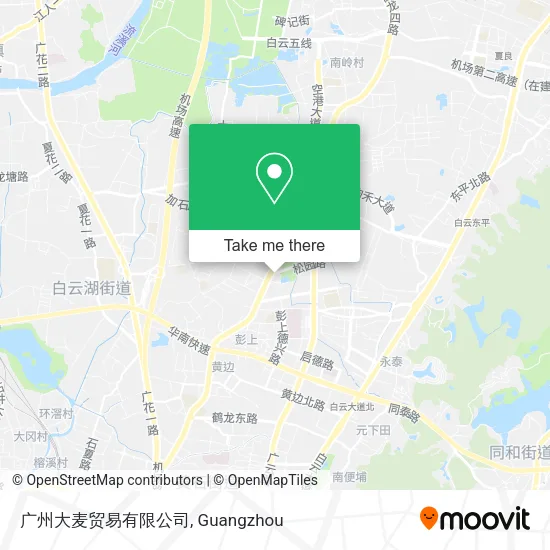 广州大麦贸易有限公司 map