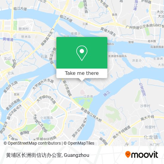 黄埔区长洲街信访办公室 map