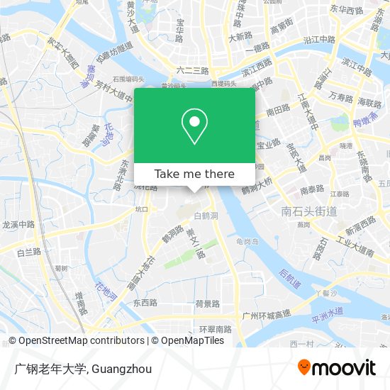 广钢老年大学 map