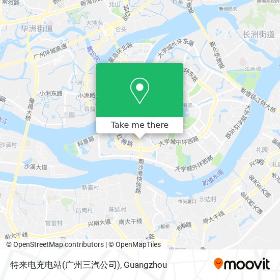 特来电充电站(广州三汽公司) map