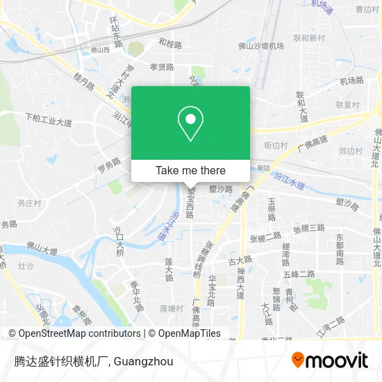 腾达盛针织横机厂 map