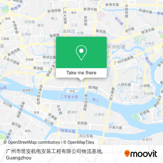 广州市世安机电安装工程有限公司物流基地 map