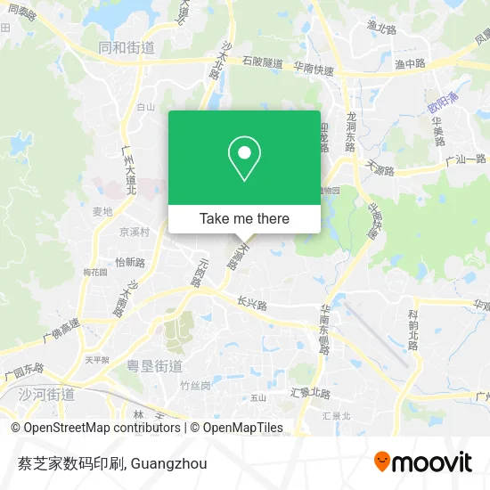 蔡芝家数码印刷 map