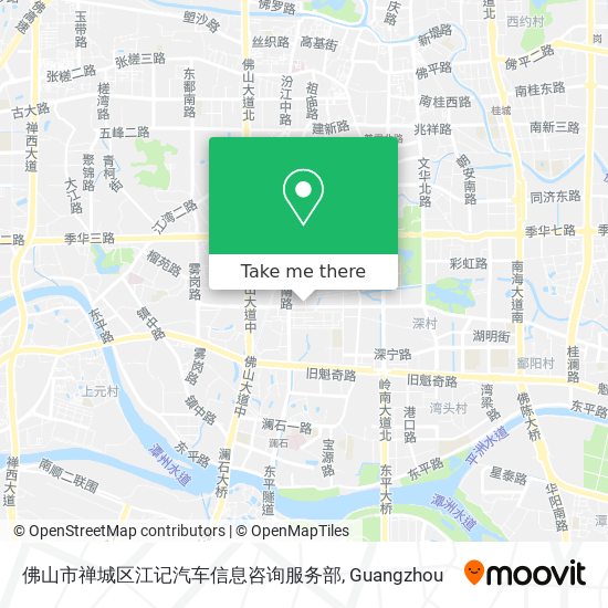 佛山市禅城区江记汽车信息咨询服务部 map