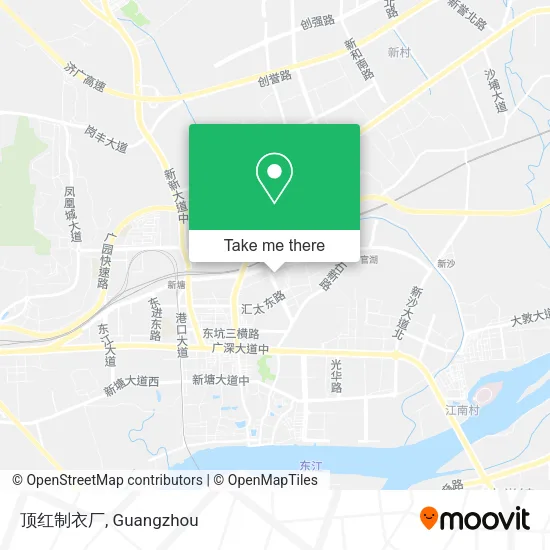 顶红制衣厂 map