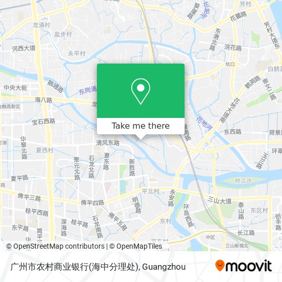 广州市农村商业银行(海中分理处) map